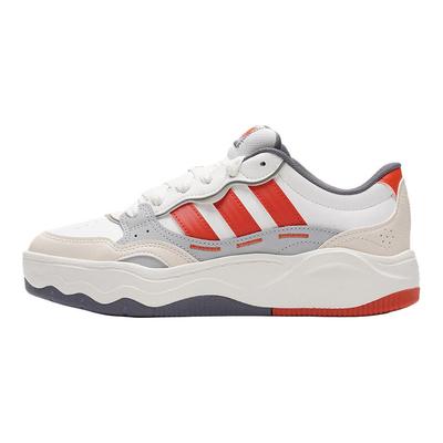 Lite Shuffle Comfortable Trendy Low-Top Skate Shoes Unisex Sneakers White Red KH9027