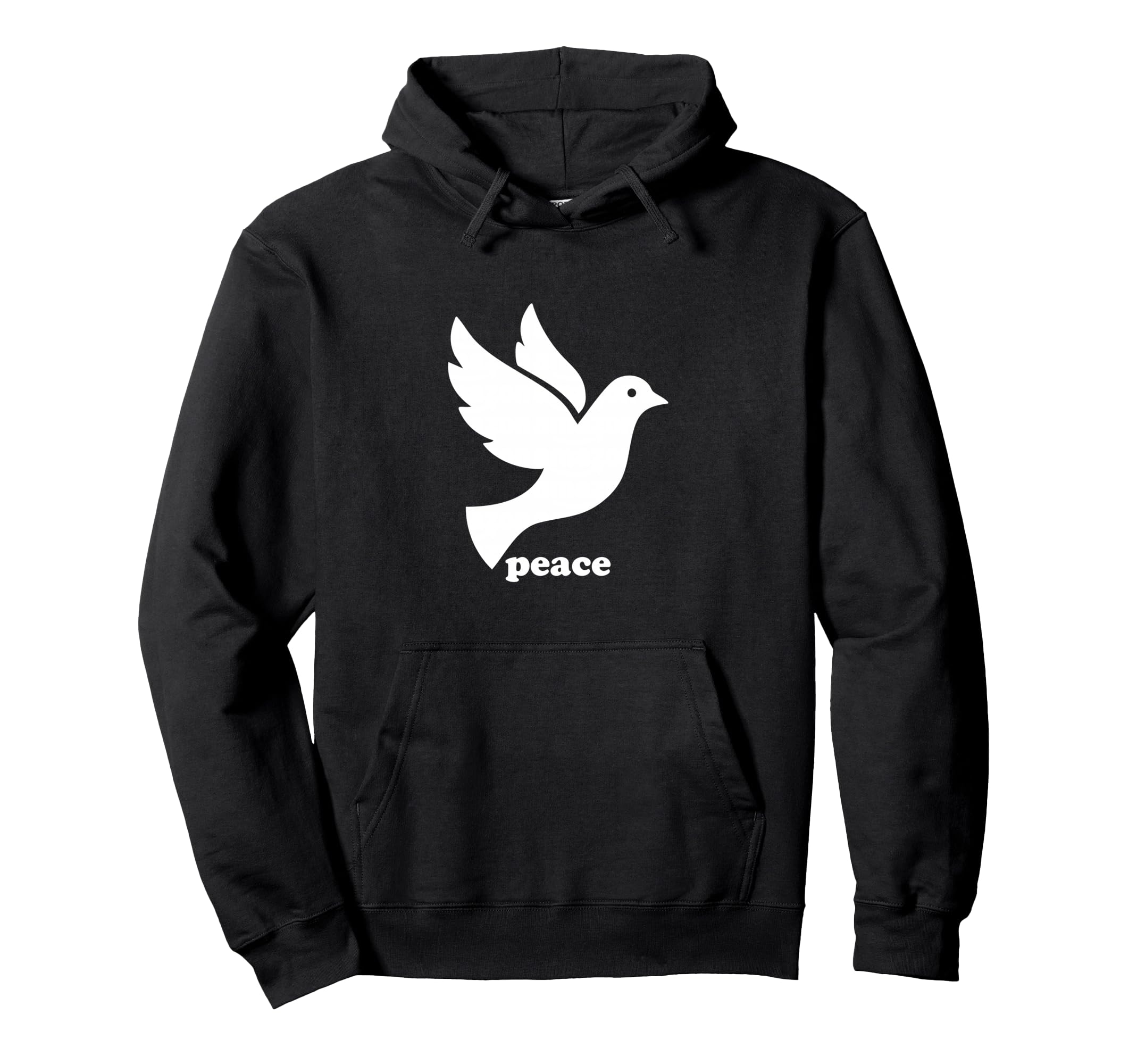 

Peace Dove Cutout Raised Hoodie