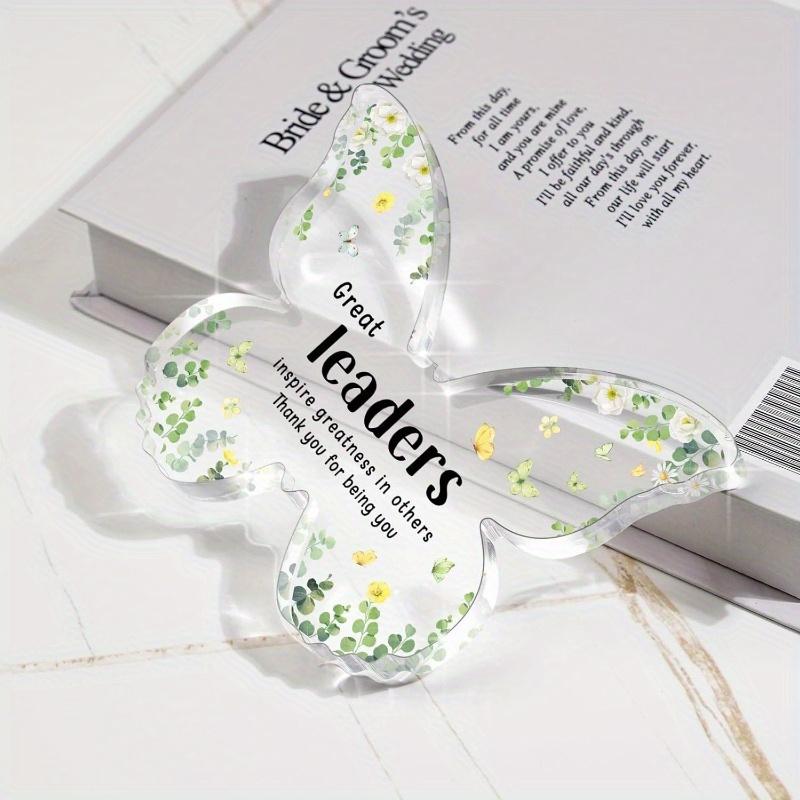 Boss Lady Office Gift - Inspirational Acrylic Decor for Female Leaders