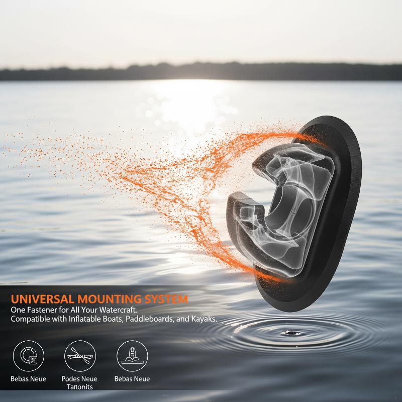 Rowing Paddle Clips Holder for Inflatable Boat Kayak Easy Install PVC Mount Patch for Canoe Dinghy Boating