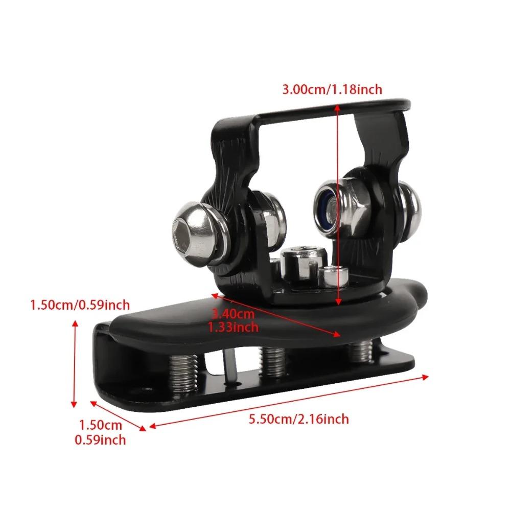 JOYINLED 2pcs Stainless Steel Universal Car Auto Hood LED Work Light Bracket Holder Clamp Engine Cover Lamp Bar Mounting Clamp
