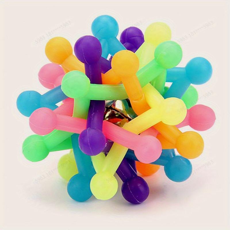 Interactive Pet Ball Toy for Dogs - Fun Training, Teeth Cleaning, and Squeaky Sounds! 1PCS