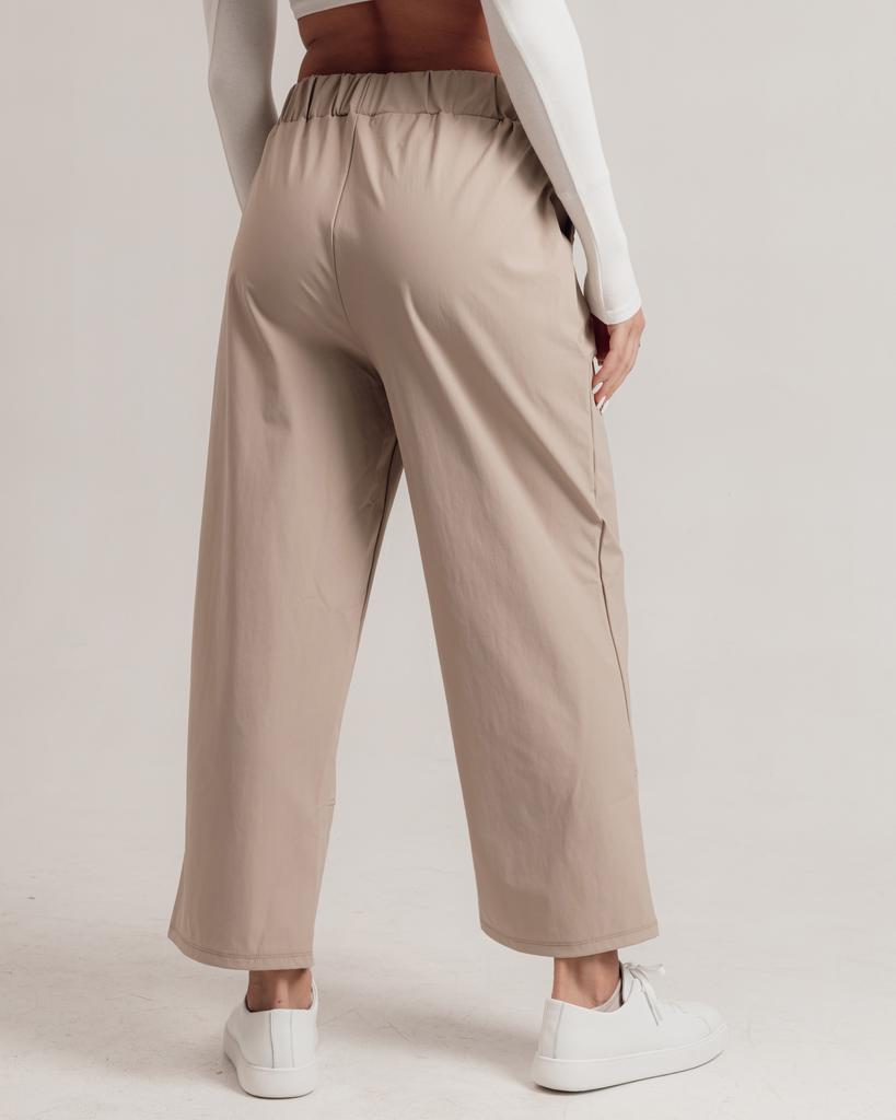 Women's Trousers Butella 16554 M Beige