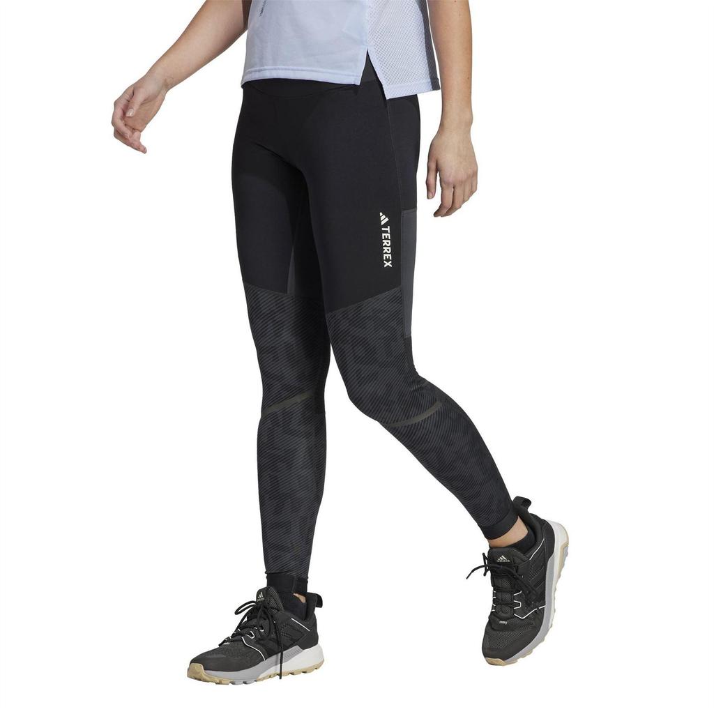 adidas Womens/Ladies Agravic Trail Logo Running Tights