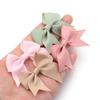 20pcs/lot Polyester Satin Ribbon Bows Handmade Bowknot Tie For Crafts Haircilp Clothing Wedding Party Decor DIY Gift Packing