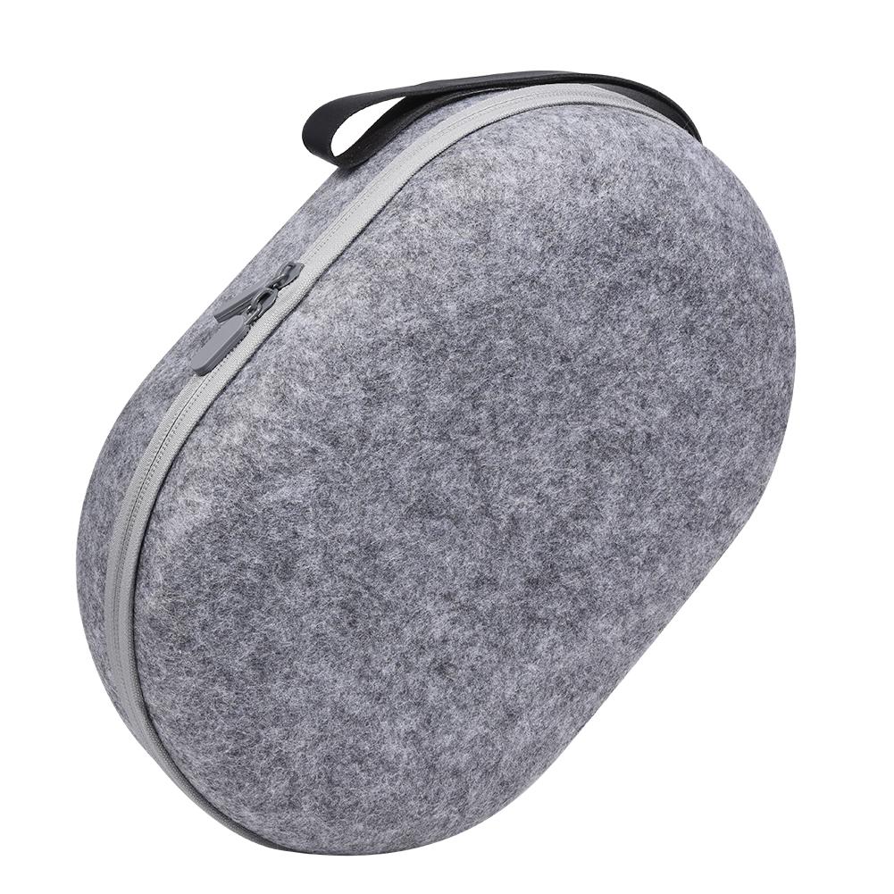 

Felt Travel Carrying Case for Meta Quest 3 Include Len Cover Anti-Scratch Hard Storage Box Partition for Meta Quest 3 VR Headset