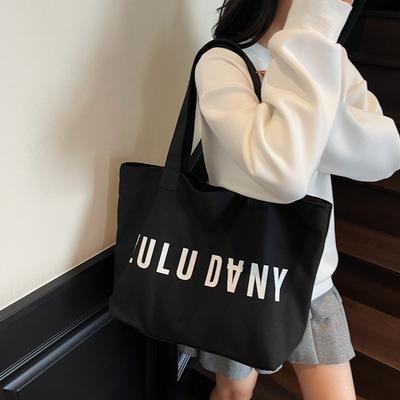 Wenyi Fan Canvas Tasche Damen Einfache Umhängetasche Große Kapazität Crossbody Canvas Tasche College Student Tote Bag