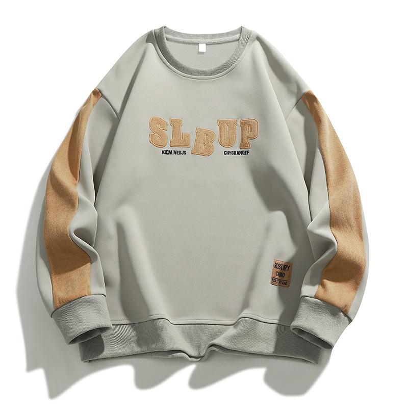 New Year Round Sweater Men's Autumn and Winter Large-size Printed Sweater Men's Top