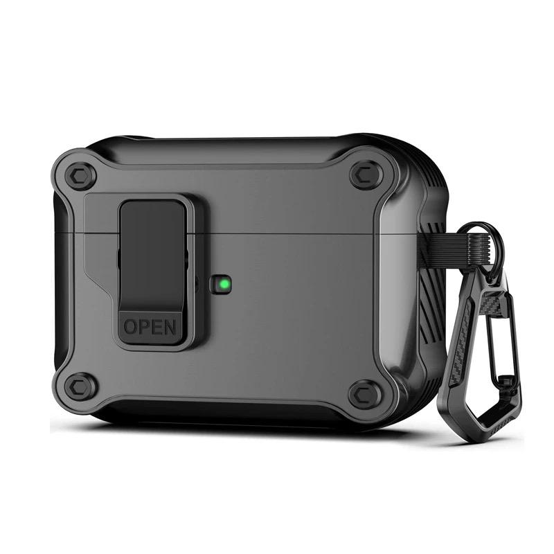 Case for AirPods Pro 3 with Carabiner Lock Design with Cleaner Kit for AirPods Pro 3 Full Body Protective Case for AirPods Pro 3