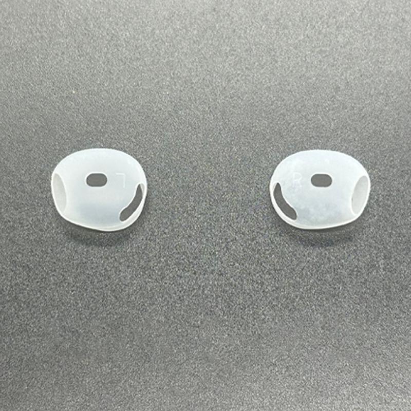 

1 пара силиконовых амбушюров для Airpods 4 Чехол для беспроводных наушников Защитные амбушюры Чехлы для Airpods 4 Амбушюры Насадки для ушей