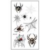 10Pcs Halloween Tattoo Stickers Realistic Waterproof Temporary Spider Stickers for Festive Decoration