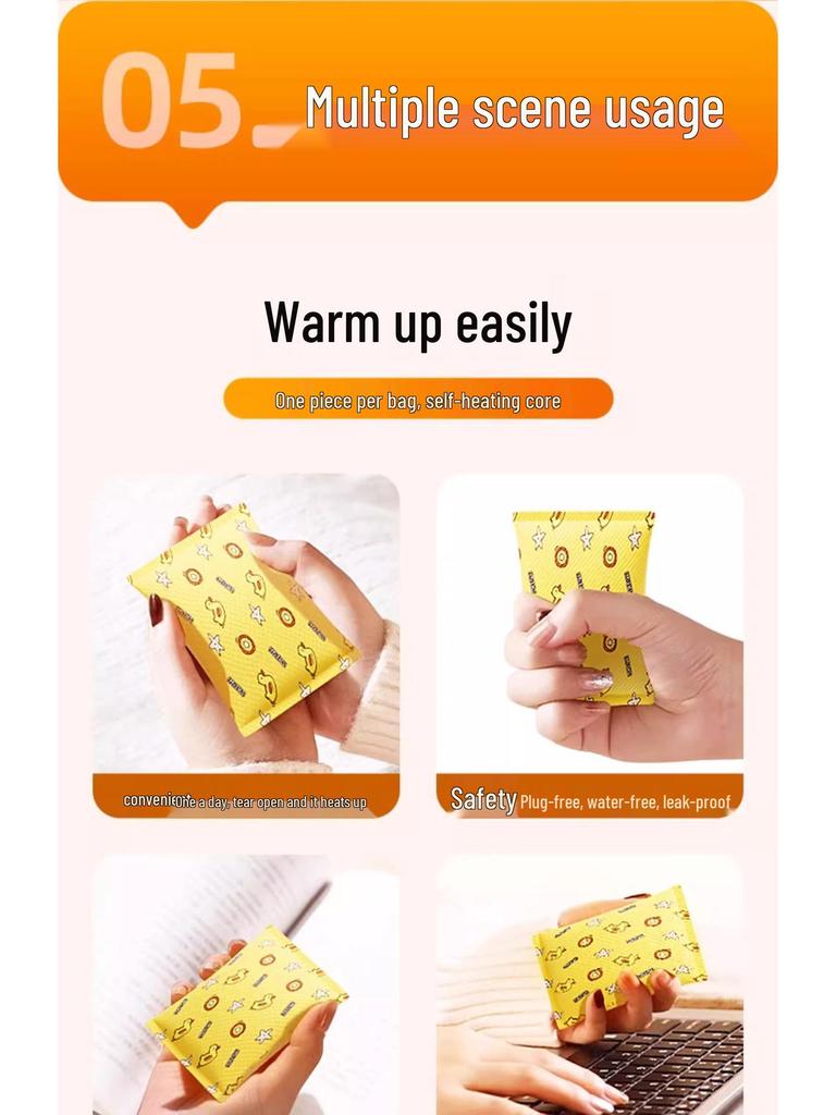 2025 Disposable Self-Heating Hand Warmer for Kids and Students