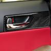 For Lexus IS250 300 350C 2013- Accessories Car Carbon Fiber Interior Back Door Handle Trim Stickers Modification