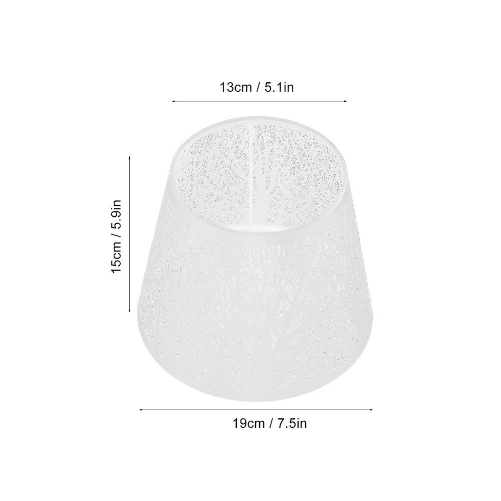 2PCS Hollow Out Metal Lamp Shade Wrought Iron Replacement Lamp Shade  Table Lamp