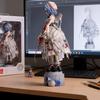 Touhou Project Remilia Scarlet Gothic Krankenschwester Figur Anime Actionfigur 25cm/9.84Zoll Beweglich PVC Sammlermodell Spielzeug Geschenk
