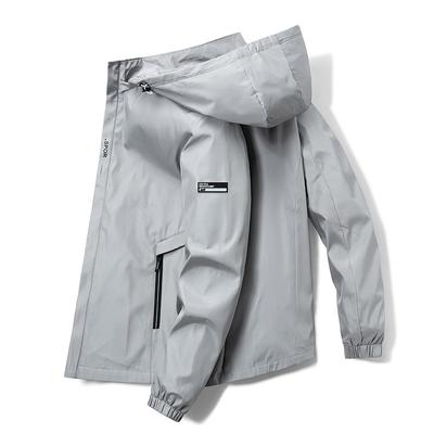 Jacke Herren Frühling Neu Mit Kapuze Dünn Windjacke Herren Trendig Frühling und Herbst Sport Freizeitjacke für Herren
