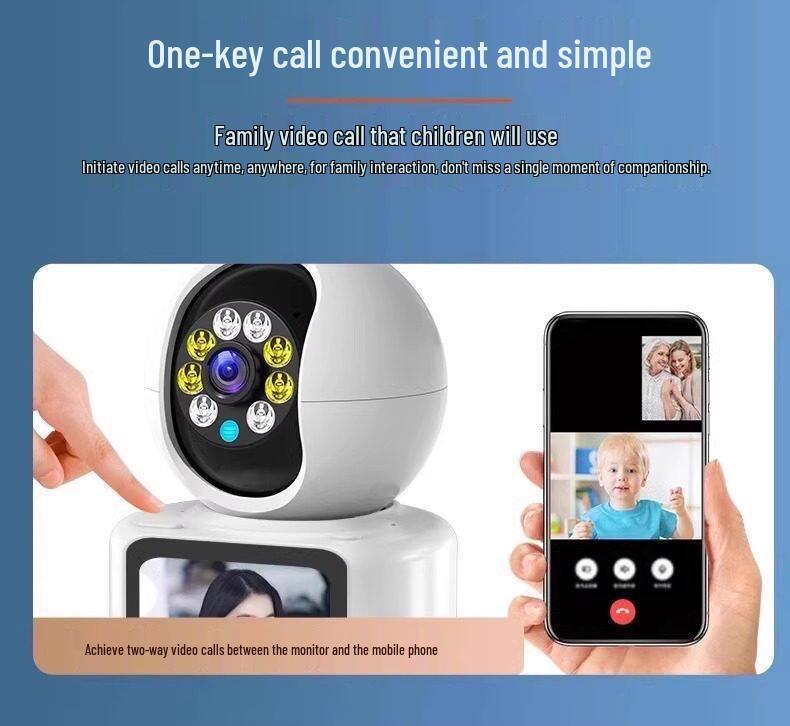 New 2026 360° Two-Way Surveillance Camera with Video Call