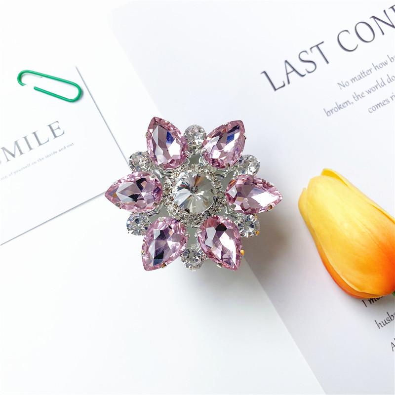 Gemstone Diamond Mobile Phone Holder, Ring, Lazy Anti-Drop Rhinestone Ring Holder, Finger Buckle Ring, Trendy Women'S Model.