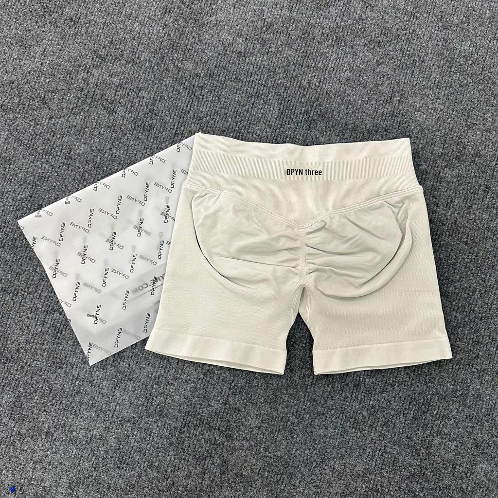 DFYNE Nahtlose Schnelltrocknende Hochelastische Po-Hebende Fitness-Yoga-Laufshorts mit Originaletikett und Tasche