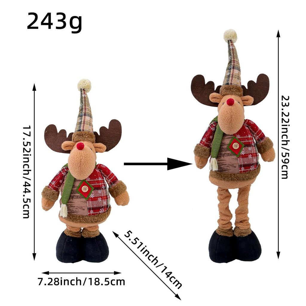 Christmas Decorations For Home Pendants Navidad Xmas Tree Ornaments Hanging Doll Kids Gift KTY