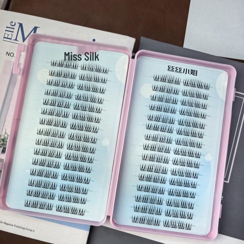 Korean Girl Group 3.0 U-Shaped Glue-Free Natural False Eyelashes – Thin Strips for a Clear, Pure Look