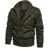 Men's  Winter Military Clothing Zipper Pocket Loose Breathable Coat