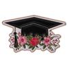 Graduation Cap Brooch Set Elegant Alloy Hat Lapel Pins Graduation Hat Pin For 2025 Graduate Women Celebrations