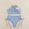 2025 European American Lace-up Bikini: High-End Women's Split Swimsuit, Sexy and Stylish Swimwear.