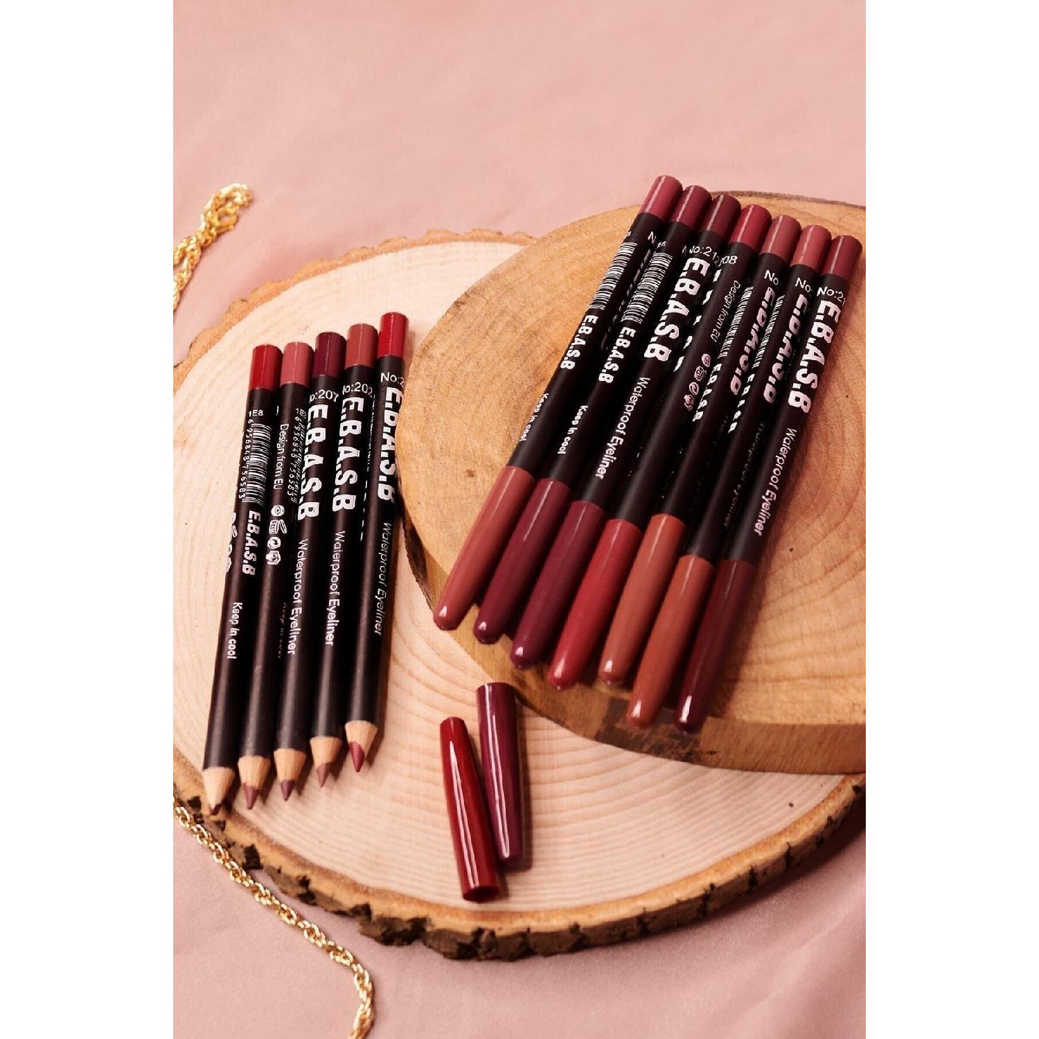 

Set Of 12 Colored Lip Pencils