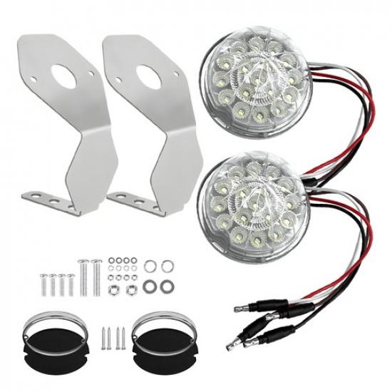 Watermelon LED Side Marker Light Under Glow + Mount Bracket Lamp For Ford F150