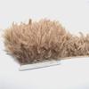 10Meters Fluffy Turkey Feathers Trim Fringe Ribbon Marabou Feather On Tape Fringes Sewing Trimmings DIY Clothes Dress Decoration