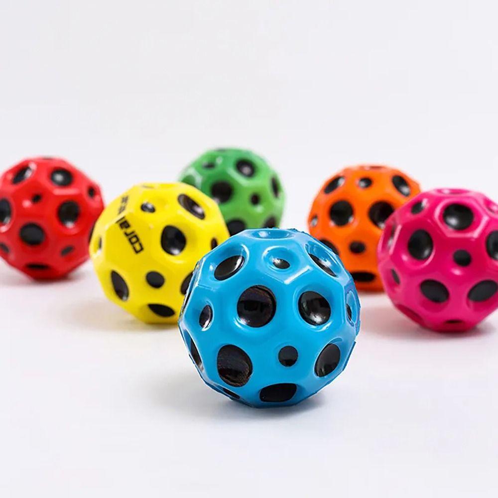 

High Resilience Bouncing Ball Anti-fall Kids Squeeze Toy New Toy Ball Students синій