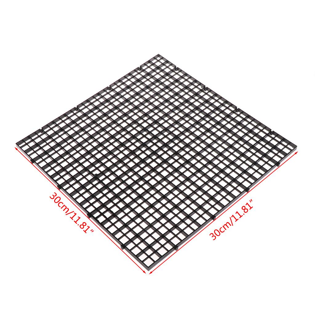 Fish for Tank Divider Plastic Egg Crate for Aquarium Separation Plate Grid Isolation Board Fish for Tank Bottom Filter T