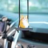 Rear View Mirror Charm Dog Decoration Cute Ornament Charm For Interior Car Auto Truck Automotive Rearview Mirror Women Men Girl