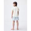 GU by Uniqlo Girls Cotton Lounge Set  Short Sleeve   Shorts   Ice Cream 
