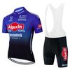 Tour De France Team Cycling Jersey Men's Short Sleeve Summer Shirt Breathable Quick Dry Outdoor Sportswear Mountain Clothing Set