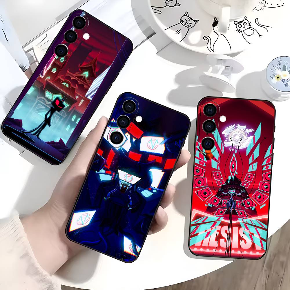 Vox H-Hazbin H-Hotel Phone Case Silicone Soft For Samsung Galaxy A73,A72,A71,A70,A53,A52,A51