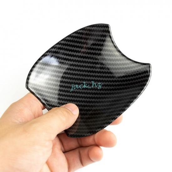 For Toyota RAV4 -2024 Carbon Fiber Door Handle Protector Trims Accessories