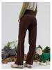 Water-Repellent Durable Outdoor Micro-Flare Pants with Autumn/Winter Velvet Warmth