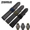 SKX007 SKX009 bileklik Naylon Kanvas Dayanıklı Spor Dolgulu Saat Kayışı rahat Deri Astar Bant 18 19 20 21 22 23 24mm
