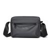 Men Waterproof Leather Film Crossbody Bag For Casual Travel And Commuting