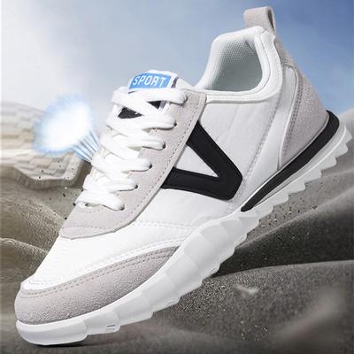 Atmungsaktive Lässige Gummischuhe Mode Mode Flach Schnürschuhe Bequeme Herren-Sneaker Jugend Herren-Einzelschuhe