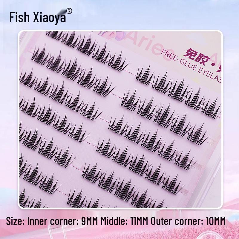 Yu Xiaoya Large Capacity Easy-Apply No-Glue Three-Step Natural False Eyelashes