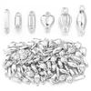 50pcs CCB Charms Plastic Double Hole Charms Connectors For Jewelry Making DIY Handmade Bracelets Necklace Pendants Accessories
