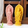 Flexible Silicone Mold Handmade Scented Candle Mould 3D Prayer Shaped Aromatherapy Jewelry Mold Home Decorations