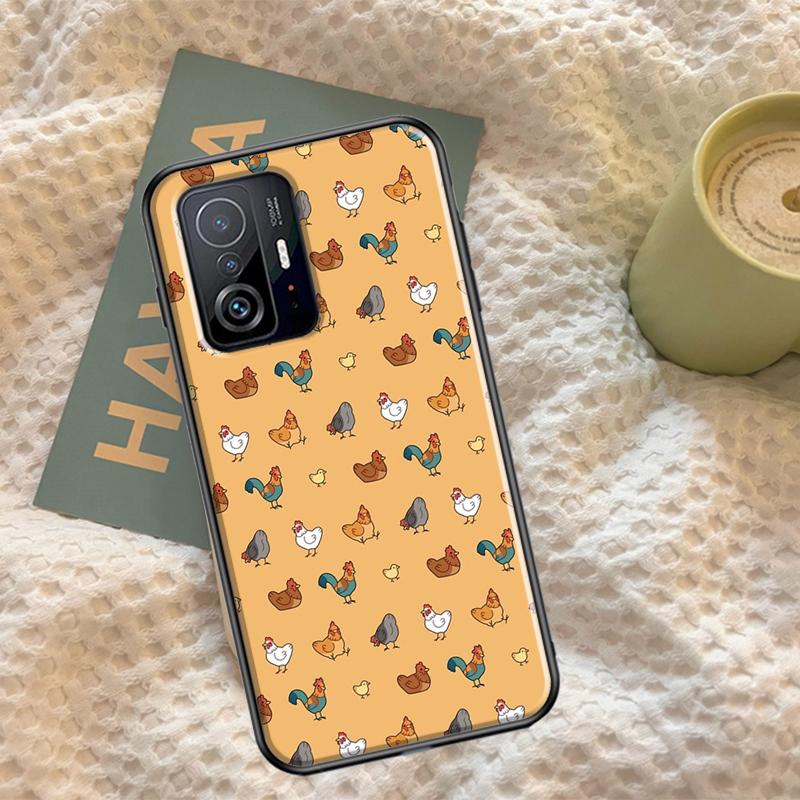Chicken Hen Rooster Case For POCO F5 Pro F3 F4 X4 GT M5 X3 X5 Pro Back Cover For Xiaomi 13 Lite 12 X 11T 12T Pro