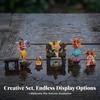 Fairy Garden Figurines Set HandPainted Miniature Bright Colors Desktop