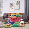 1Pc Slime Cartoon Rancher Game Blankets Anime Cute Plush Novelty Soft Throw Blanket For Bedding Lounge Decoration Office60x80