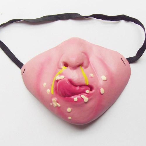 New Pet Dog Funny Mask Spoof Mouth Cover Laughing Lip and Head Cover Dog Accessories