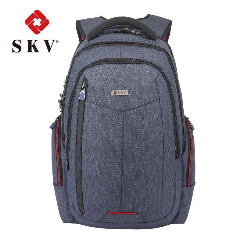 

Мужской водонепроницаемый многофункциональный рюкзак с защитой от кражи — идеально подходит для путешествий, отдыха, альпинизма и использования ноутбука. 19-inch темно-синий